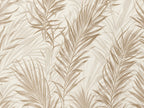 Papier peint panoramique Feuilles de Palmier Beiges — vue du design seul